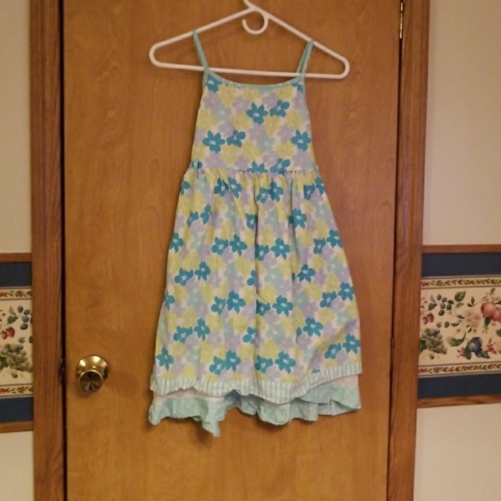Girls dress Size 12 medium flower print